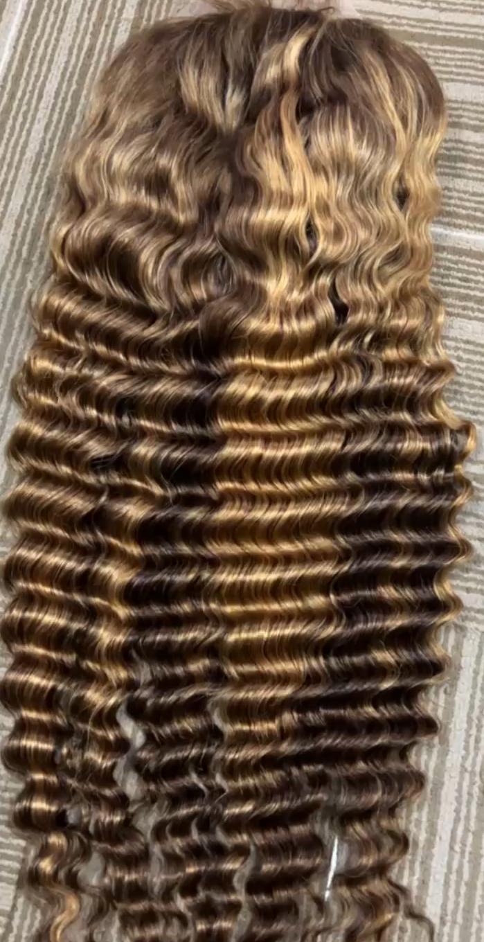 13*4 Frontal Highlight Wigs