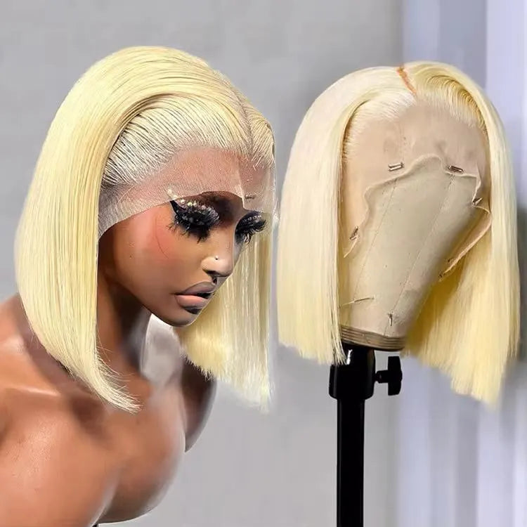 613 Blonde Straight Bob Wig