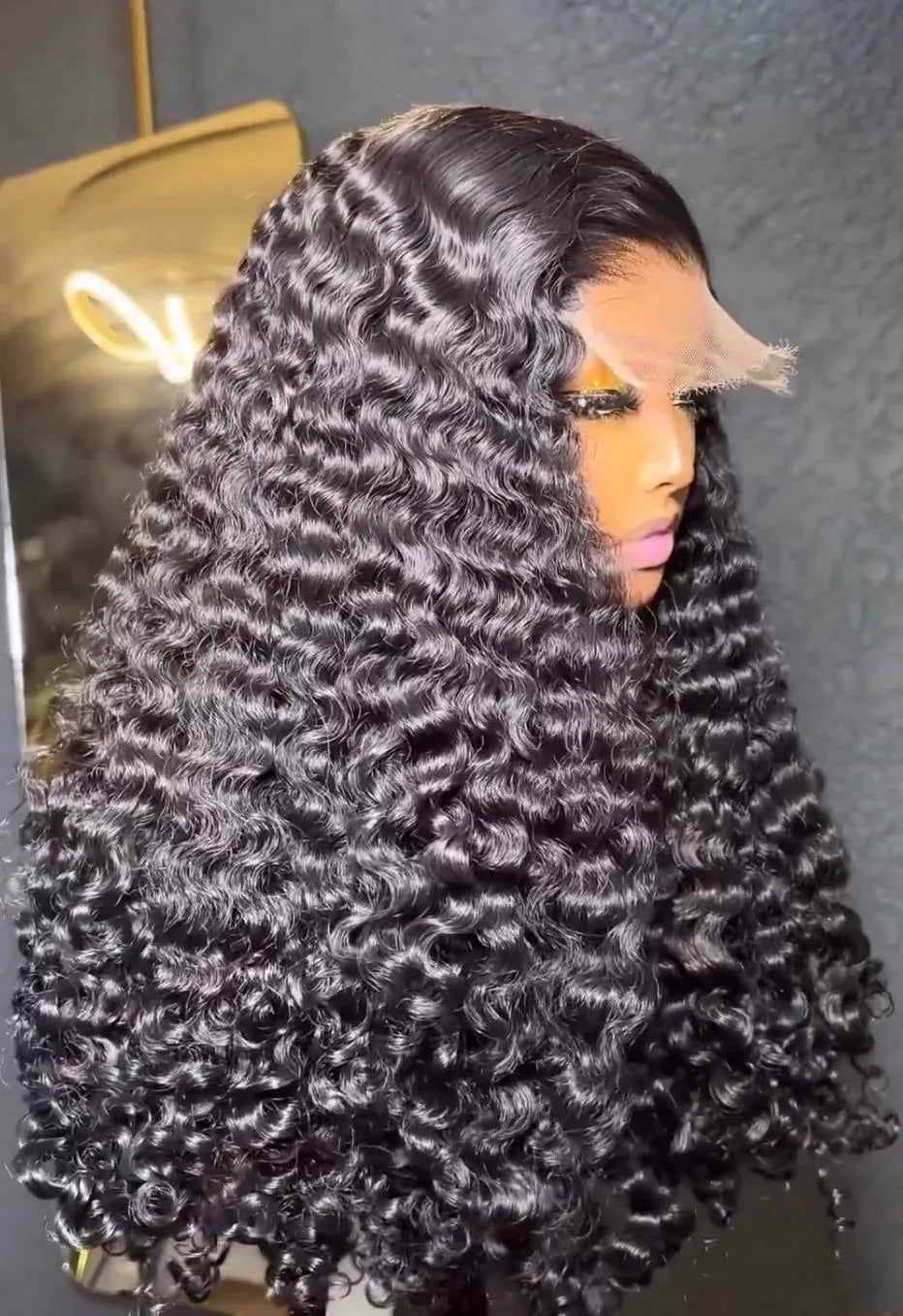 Burmese curls Wig